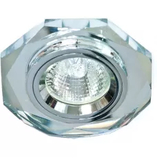 Светильник встраиваемый Feron DL8020-2/8020-2 потолочный MR16 G5.3 серебристый