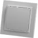 Выключатель 1-клавишный, STEKKER, PSW10-9003-01, 250В, 10А, серия Эрна, белый