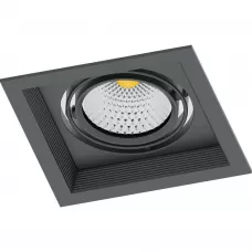 Светодиодный светильник Feron AL201 карданный 1x12W 4000K 35 градусов ,черный