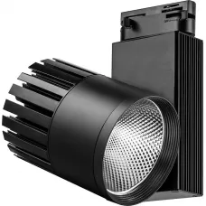Светодиодный светильник Feron AL105 трековый на шинопровод 30W 4000K, 35 градусов, черный,  3-х фазный