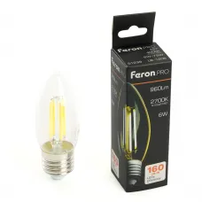 Лампа светодиодная Feron.PRO LB-1206 Свеча E27 6W 175-265V 2700K