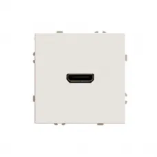 Розетка HDMI 2.0 Type A (механизм), STEKKER, серия Эмили, RST00-5118-08, кашемир, soft touch