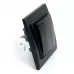 Выключатель 3-клавишный STEKKER  PSW10-9007-03, 250В, 10А, серия Эрна, черный