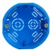 Подрозетник 68*45 STEKKER EBX20-01-2 для сплошных стен, синий (с инд. стикером)