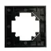Рамка 1-местная для сенсорных механизмов, подсветки, стекло, STEKKER, GFR00-7001-05S, серия Катрин, черный Рамка 1-местная для сенсорных механизмов, подсветки, стекло, STEKKER, GFR00-7001-05S, серия Катрин, черный