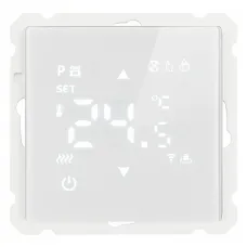 Терморегулятор Wi-Fi (механизм), STEKKER, 250В, 3500Вт, серия Катрин, GLS00-7119-01, белый