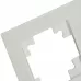 Рамка 5-местная, стекло, STEKKER, GFR00-7005-01М, серия Катрин, белый матовый