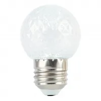 Лампа светодиодная Feron LB-385 Шарик 6400K прозрачный E27 1W 230V