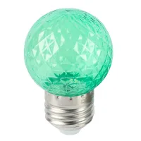Лампа светодиодная Feron LB-385 Шарик зеленый прозрачный E27 1W 230V