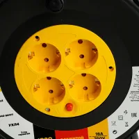 Катушка без провода 4-местная со шторками STD40