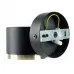 Светильник  настенный Feron HL4598  Barrel DUET 12W, 230V,GX53, черный + золото IP20