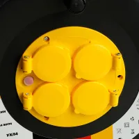 Катушка без провода 4-местная со шторками, с крышками STD44