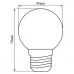 Лампа светодиодная Feron LB-37 Шарик E27 1W 6400K матовый