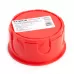 Коробка монтажная для сплошных стен, с крышкой, D80*40мм STEKKER EBX30-01-1-20-80, красный