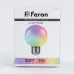 Лампа светодиодная Feron LB-371 Шар матовый E27 3W RGB быстрая смена цвета