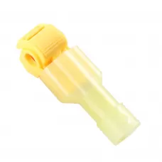 Зажим прокалывающий ответвительный с плоским разъемом (10 пар) сеч.2,5-4мм2, желтый (DIY упаковка 20шт) LD503-401-6