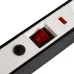 Сетевой фильтр 4-местный с/з STEKKER 3x1мм2, 1,8 м, 250В, 16А, серия Techno, HM22-41-02, белый