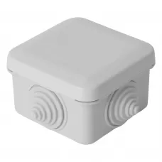 Коробка разветвительная STEKKER EBX10-34-55, 70*70*40мм, 4 ввода, IP55, светло-серая (GE41236)