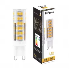 Лампа светодиодная Feron LB-433 G9 7W 2700K