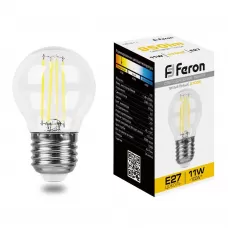 Лампа светодиодная Feron LB-511 Шарик E27 11W 2700K