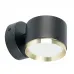 Светильник  настенный Feron HL4598  Barrel DUET 12W, 230V,GX53, черный + золото IP20