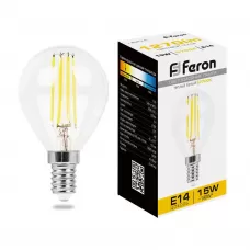 Лампа светодиодная Feron LB-515 Шарик E14 15W 2700K