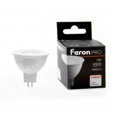 Лампа светодиодная Feron.PRO LB-1607 G5.3 7W 4000K