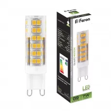 Лампа светодиодная Feron LB-433 G9 7W 4000K