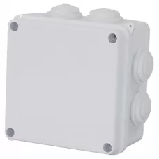 Коробка разветвительная STEKKER EBX30-02-65, 100*100*70 мм, 7 мембранных вводов, IP65, светло-серая