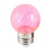 Лампа светодиодная Feron LB-385 Шарик розовый прозрачный E27 1W 230V Лампа светодиодная Feron LB-385 Шарик розовый прозрачный E27 1W 230V