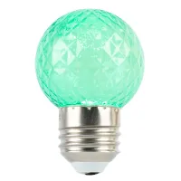 Лампа светодиодная Feron LB-385 Шарик зеленый прозрачный E27 1W 230V