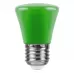Лампа светодиодная Feron LB-372 Колокольчик E27 1W зеленый