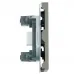 Розетка HDMI 2.0 Type A (механизм), STEKKER, серия Эмили, RST00-5118-09, антрацит, soft touch