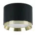 Светильник потолочный Feron Barrel DUET HL459 12W, 230V,GX53, черный + золото IP20