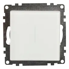 Выключатель 1-клавишный сенсорный (механизм) 250В, 2,5А, серия Катрин, белый