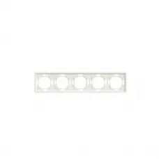 Рамка STEKKER, PFR00-5005-08 5-местная, серия Эмили, кашемир, soft touch