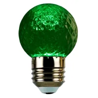 Лампа светодиодная Feron LB-385 Шарик зеленый прозрачный E27 1W 230V