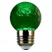 Лампа светодиодная Feron LB-385 Шарик зеленый прозрачный E27 1W 230V Лампа светодиодная Feron LB-385 Шарик зеленый прозрачный E27 1W 230V