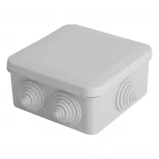 Коробка разветвительная STEKKER EBX10-36-55, 100*100*50мм, 6 вводов, IP55, светло-серая (GE41255)