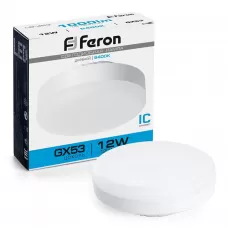 Лампа светодиодная Feron LB-453 GX53 12W 6400K