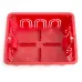 Коробка монтажная для сплошных стен, с крышкой, 120*92*45мм STEKKER EBX30-01-1-20-120, красный