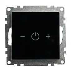 Выключатель диммирующий сенсорный (механизм) 250В, 150W, серия Катрин, черный