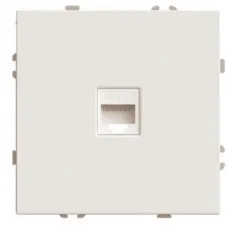 Розетка компьютерная 1-местная RJ-45 (механизм), серия Эмили, RST00-5117-08, кашемир, soft touch