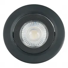 Светодиодный светильник Feron.ONE AL540 встраиваемый 5W 4000K черный "круг"