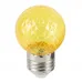 Лампа светодиодная Feron LB-385 Шарик желтый прозрачный E27 1W 230V Лампа светодиодная Feron LB-385 Шарик желтый прозрачный E27 1W 230V