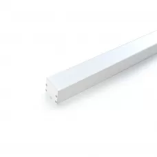 Профиль алюминиевый накладной "Линии света" с крепежами, белый, CAB256 FERON