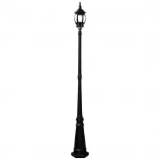 Светильник садово-парковый Feron 8111/PL8111 столб 100W E27 230V, черный