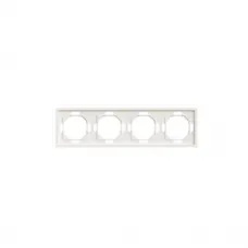 Рамка STEKKER, PFR00-5004-08 4-местная, серия Эмили, кашемир, soft touch