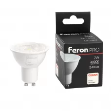 Лампа светодиодная Feron.PRO LB-1607 GU10 7W 4000K