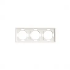 Рамка STEKKER, PFR00-5003-08 3-местная, серия Эмили, кашемир, soft touch